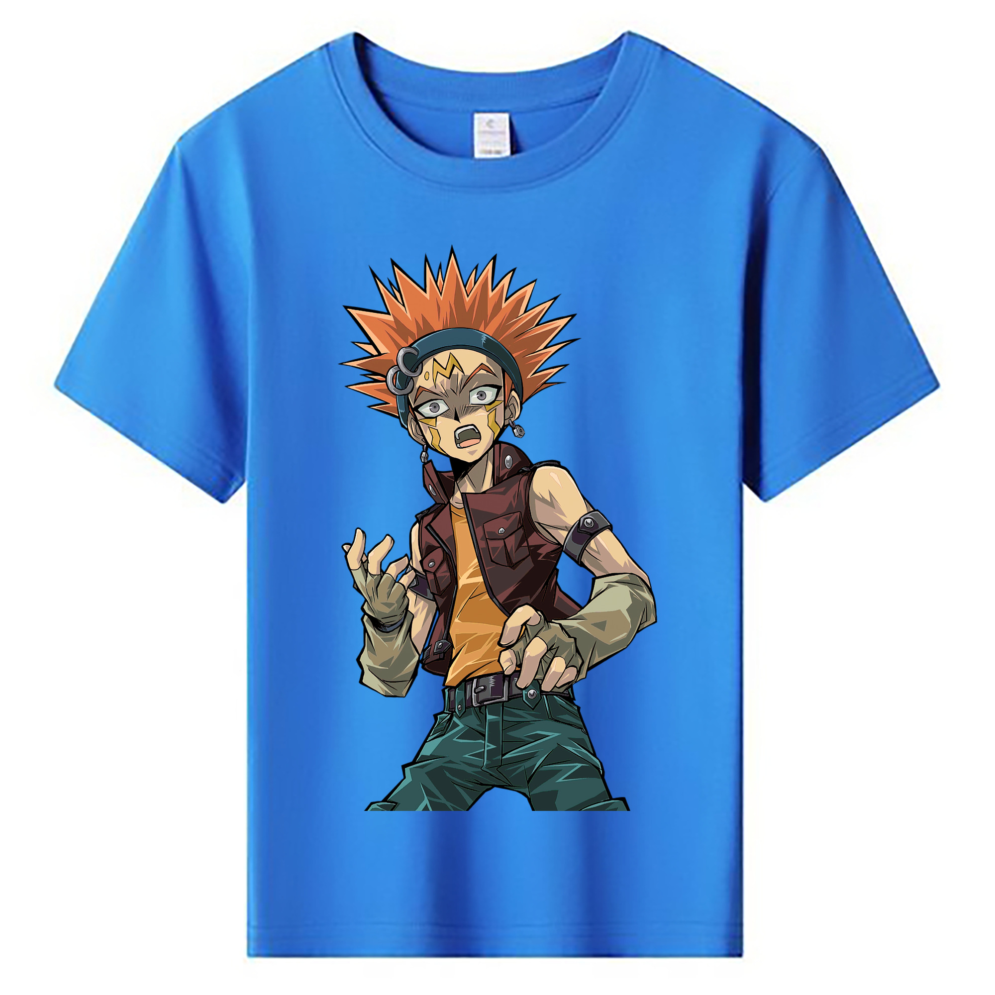 （画像用） 遊☆戯☆王 Yu-Gi-Oh! 綿100％キッズTシャツ（フロントプリント）